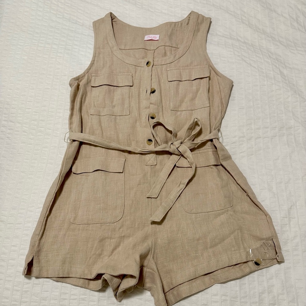 Khaki Romper